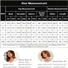 Women's Silk Pajamas Set, Satin 2-Piece, Short Sleeve, Sleep & Lounge, S-XXL Petite Plus Size Medium Champagne - 預設 - 查看 6