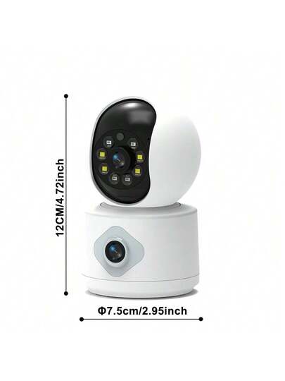 2MP Wireless Home Security Camera, USB Power, PTZ Technology, Motion Detection, Two Way Audio, Spotlight Alarm, Low Power Support SD Card/Cloud Storage, Elderly, Baby Pet Monitor, WIFI Protect Your Home/Yard/Shop view 8