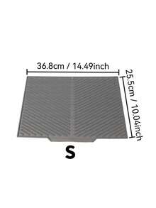 1PC Silicone Drain Mat, Foldable Kitchen Drying Mat, Drain Mat, Fruit, Vegetable, Tableware Drain Mat, Sink Mat, Dining Table Storage Mat, Kitchen Gadget