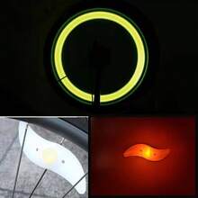 6 Pcs Colorful LED Bike Wheel Light, Waterproof Easy Install Bicycles Wheel Spoke LED Lights With 3 Modes, For Bicycle Spoke Decoration Warning At Night Easy To Install Spoke Decorations - Multicolor - View 13