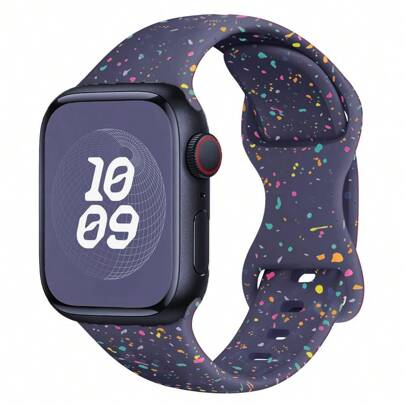 Sport Band Compatible With Apple Watch Band 38mm 40mm 41mm 42mm 44mm 45mm 46mm 49mm For Women Men, Plastic Soft Silicone Strap Compatible With IWatch Series Ultra 10 9 8 7 6 5 4 3 2 1 SE