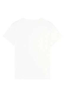 Maglietta con stampa leopardata vintage "Compleanno 1985", top casual a maniche corte con scollo rotondo, per estate, primavera, abbigliamento da donna - Bianco - Visualizzare 2