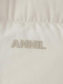 Annil Chaqueta corta de plumas para niñas con tecnología de calefacción de infrarrojos lejanos para aislamiento térmico, a prueba de viento, impermeable, antiestática, con cuello alto y manga larga, diseñada para niños mayores y adolescentes.