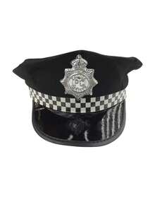 10-1 件白色刺绣海军帽，服装角色扮演警察帽，水手帽，男女通用成人游艇派对船长帽 - 彩色 - 查看 17