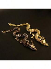 1pc Movable Five-Clawed Dragon Figurine, Chinese Zodiac Craft, Birthday Gift, Holiday Gift, Halloween Gift, Christmas Gift, Gift, Toy Gift