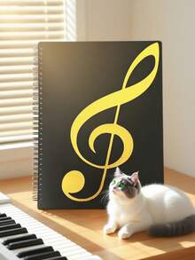 A4 乐谱文件夹、学生钢琴乐谱活页夹、防水可折叠钢琴乐谱夹、A4 音乐文件夹（可容纳 20 张）、适用于合唱团、乐队、音乐家、表演者的耐用 A4 音乐文件夹、高品质 PP 套