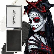 Solid Color Face & Body Paint, Quick Drying & Easy Wash Face & Full Body Graffiti Paint, Water-Soluble Pigment, Black, White, Red, Suitable For Halloween, Cosplay, Stage Plays - Multicolor - View 9