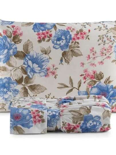 jogo lencol casal 3 pecas  elastico em toda volta