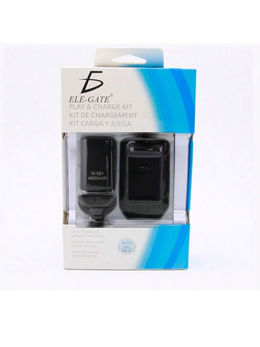Kit de batería de carga y juego para Xbox 360