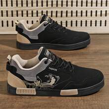 Nuevos tenis casuales con cordones para hombres, suela suave y ligera, versátiles de corte bajo, transpirables y planos, para todas las estaciones