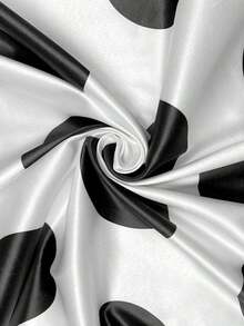 2025 Summer Fall Women's Casual Polka Dots Elegant Birthday Dress Daily A-Line Flare Shirt Dress For Women Party Evening Prom Dresses - 黑色 - 查看 8