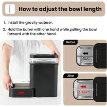 Pet Automatic Feeders - 白色的 - 查看 6