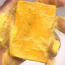Jabón de 100g con ácido kójico, limón y cúrcuma, apto para rostro, baño y jabón facial, limpiador de jabón hecho a mano, con espuma rica que limpia profundamente y suaviza la piel, hecho con aceites esenciales - Multicolor - Ver 2