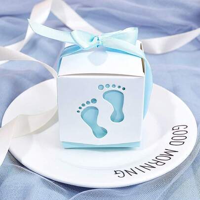 20pcs Secret Reveal Foot Reveal Box, Gift Packaging Box, Gender Reveal Party, Suitable For Party Favors, Birthday, Wedding, Christmas, Holiday Gift Packaging