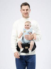 Baby Waist Stool, Lightweight 4-Season Front Carry Wrap, Baby Carrier Backpack