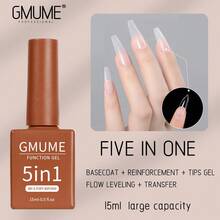 Kit de esmalte de uñas de gel de alta brillo y larga duración, incluye: Top Coat sin necesidad de limpiar, Base Coat, Top Coat reforzado, Removedor mágico, Top Coat mate, Base Coat de goma, Aceite para cutículas, Gel 5 en 1, Imprimador pH, Base Coat pelable. Para manicura en casa y profesional con efecto de uñas de gel que se puede despegar.