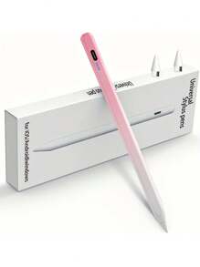 1pc Metal Stylus Pen, Magnetic, Gradient Color, Compatible With IPad 2018-2024, Magnetic Stylus Supports All Smartphones/Tablets/Apple IPad 10th, Palm Rejection, Tilt Sensitivity, Fast Charging Compatible With Apple IPad Pro 11/12.9", IPad Mini 5/6/Air3/4/5, IPad 6/7/8/9/10 [Gradient Color]