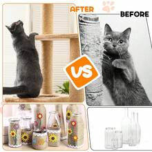 1/4 Inch(6mm)Natural Sisal Rope For Cat Scratcher, Cat Tree Rope Twine For Cat Scratching Post Replacement, Cat Tower With Scratch Post Repairing, Replace, Recovering And DIY