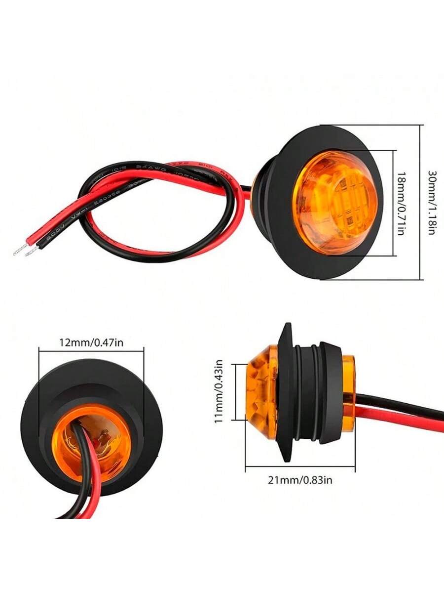 Nuevas luces indicadoras LED laterales redondas