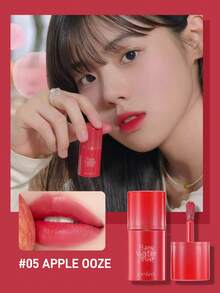 Rom&Nd Moisture-Like Lip Gloss Matte Lipstick Long-Wear Lip Color Moistening Blending Low-Saturation Lip Coloring Liquid Korean Makeup 4.5g/0.16oz - 05 APPLE OOZE - View 2