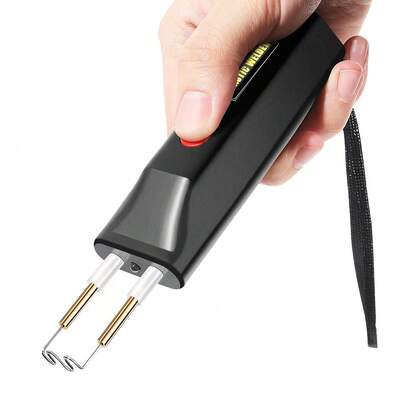 100W Upgraded Cordless Plastic Welder Kit- USB Rechargeable (2500mAh Battery), 200PCS 4-Type Staples, 1-2H Runtime, LED Light For Car Bumper/Dashboard/Motorcycle Repair