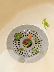 1/2/3 قطعة مرشح شعر سيليكون وسدادة لبالوعة الحمام والدش - يمنع انسداد البالوعة والروائح الكريهة، المطبخ، الحمام، المنزل، مستلزمات المنزل