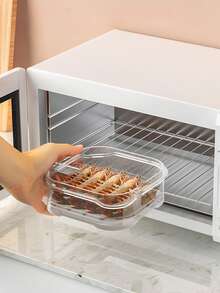 14 Packs Stackable Refrigerator Organizer Bins with Lids , Fridge Organizers and Storage Clear Plastic Pantry Organization and Storage Bins Fruit Vegetable Storage Containers