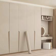 1 卷哑光自粘乙烯基壁纸，自粘式台面家具搁板衬垫翻新和颜色变化，可移除哑光纹理，粘性壁纸，艺术墙面装饰，家居装饰，墙面装饰，房屋装饰 - 咖啡棕 - 查看 6