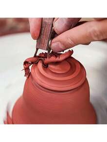 Stainless Steel Hole Puncher Carving Sculpture Modeling Pottery Cutting And Punching Ceramic Polymer Clay Tools,Stainless Steel Pottery And Polymer Clay Carving Tool Set - Precision Carving, Punching And Molding Tools For Ceramics And Handicrafts