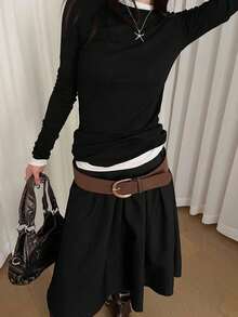 Wildleder braun retro eleganter Lässig Damen Gürtel mit breiter Taille, modisches Accessoire geeignet für Kleider, Jacken, Alltag, Arbeit, Dates, Partys, Herbst/Winter