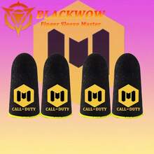 触屏游戏手套，高灵敏度防汗透气手指游戏手套，超薄透气，适合玩家更好地玩耍 - 黃色 - 查看 12