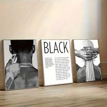 3pcs/Set, Canvas Hanging Painting, Framed Wall Decoration, And Women Art, Back View, Modern Fashion, Bar, Cafe, Family And Dormitory Wall Decoration, Room Decoration, Living Room Decoration, Bedroom, Dining Room Kitchen Decoration, Home Decoration