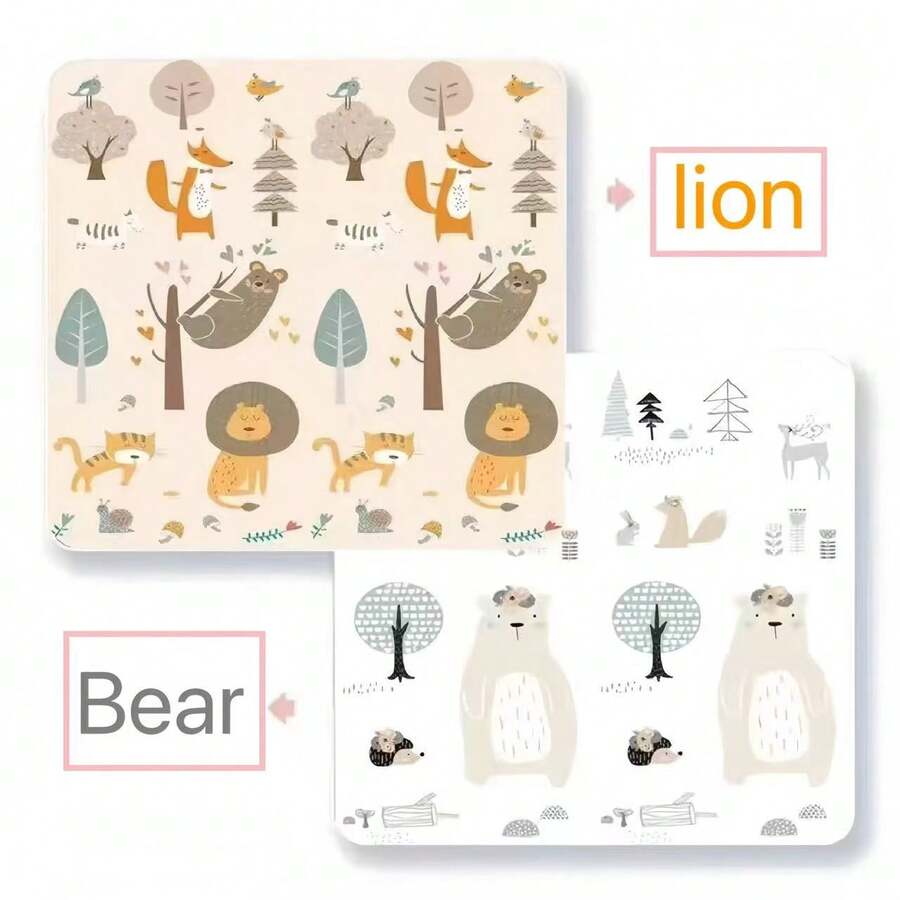 Faltbare Krabbelmatte Krabbelmatte verdickte Matte Haushaltsbodenmatte Schaumstoffmatte