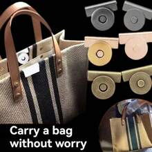 5pcs Magnetic Metal Snap Buttons, 4 Colors, Seamless Closure, Suitable For Handbags And Garment DIY Handcraft, Detachable Clips