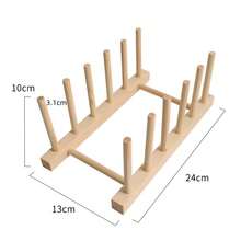 1pc Wooden Puzzle Storage Rack, Multi-Functional Stand For Puzzles & Educational Toys, Floor Display Organizer For Puzzle Enthusiasts - Multicolor - View 7