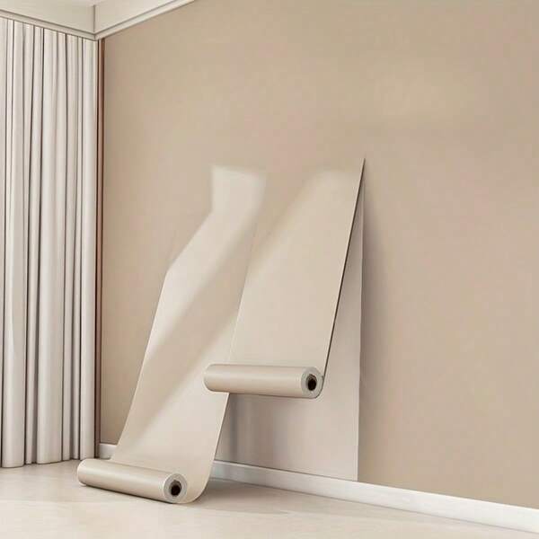 1 Roll Of Matte Self-Adhesive Vinyl Wallpaper, Self-Adhesive Countertop Furniture Shelf Liner Renovation And Color Change, Removable Matte Texture, Sticky Wallpaper, Art Wall Decoration, Home Decor, Wall Decor, House Decor