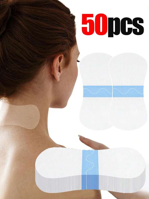 50/20/5 Peças Fita Invisível para Lifting de Pescoço, Fita Protetora Invisível para Rugas de Pescoço, Adesivo Respirável à Prova d'Água e Suor para Lifting de Pescoço, Adesivo para Rugas de Pescoço Não Danifica a Pele e Não Deixa Resíduos