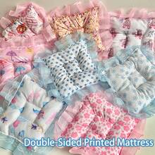 1 علبة عرض الدمية، قابلة للطي من الأعلى شفافة محمولة مع وسادة، صندوق عرض الدمية، حاوية تخزين محكمة الغبار