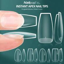 Instant Apex Nail Tips Pro Grade Thick False Nails Salon Quality Acrylic Extensions Durable Nail Supplies 140/150pcs