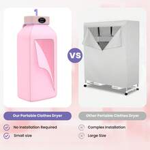 Portable Clothes Dryer, Mini Dryers For Laundry, Small Foldable Electric Compact Drying Machine For Travel,RV, Home & Apartment, With Dry Bag - 查看 10