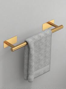 5 Stücke Badezimmer Accessoire Set aus Edelstahl - beinhaltet Handtuchhalter, Toilettenpapierhalter und Bademantelhaken - ohne Bohren, einfache Installation - ideal für Wohndekoration und Organisation, Badezimmer Organisation | Modernes Badezimmer Set | langanhaltend Badezimmer Armaturen, Badezimmer Accessoires