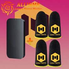 Latest M-Shaped Carbon Fiber Gaming Finger Sleeve, Sweat-Proof, Anti-Slip, Breathable, Washable & Reusable, Best Mobile Game Accessory