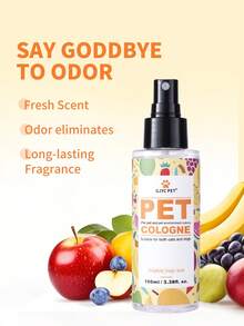 GJYC PET Pet Deodorizing & Perfume Spray For Dogs & Cats – Detightful Fruity Scent Or Rose Fragrance | 3.38 Fl Oz | Long-Lasting Odor Control, Alcohol-Free & Hypoallergenic Formula - Multicolor - View 3