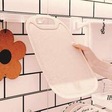 1 pièce Planche à découper double face, planche à découper en plastique pour légumes, planche à découper pour aliments cuits, planche à découper pour fruits et légumes pour la maison, planche à découper en plastique légère et antidérapante, convient pour le camping, le pique-nique, les voyages, les fruits, les légumes et plus, tapis de découpe coloré pour fruits et légumes, outil de cuisine essentiel