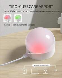 2Pcs Apliques de Pared Inalámbricos, Apliques de pared recargables con 15 colores y 10 niveles de brillo, bombillas regulables desmontables y Control Remoto para Recámara, Sala Estar, Pasillo Cocina - 1 - Ver 2