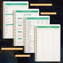 2026-2028 Monthly Planner/Calendar - Jan. 2026 - Dec. 2028, 3 Year Monthly Planner 2026-2028, 5.5" * 8.3" Calendar Planner 36 Months With Tabs, Twin-Wire Binding, Holiday & Note Pages,Suitable For Women And Students To Remember And List Things - Multicolor - View 6