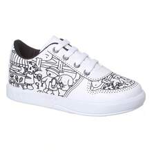 Tênis Casual Infantil Mni Goods Colorir Com Canetinhas