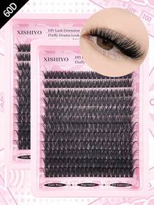 蓬松睫毛簇 570/240/216/192 件单根睫毛簇睫毛延长，30+40D+50D+60D+80D+100D 6 种款式混合托盘 5D 蓬松睫毛簇浓密簇睫毛延长单根睫毛仿貂睫毛簇 D/CC/DD 卷曲 8-16MM 混合睫毛延长戏剧性睫毛延长睫毛簇。婚礼新娘化妆工具睫毛簇，睫毛簇，单根睫毛，睫毛，假睫毛 - 彩色 - 查看 29