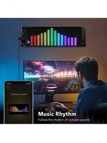 1pc Flexible LED Display Screen Devil Eye Light, Automotive Flexible LED Display LED Sign, Suitable For Car, Truck, Festival, Home Decor. Multiple Sizes Available