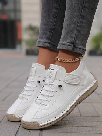 Fall/Winter Women's Casual Slip-On Ankle Boots, Handmade Stitching, Outdoor Hiking, Rubber Anti-Slip Durable Sole, Fashion & Versatile